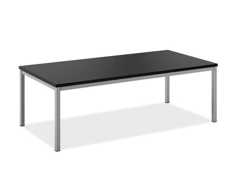 basyx cocktail black table for rent